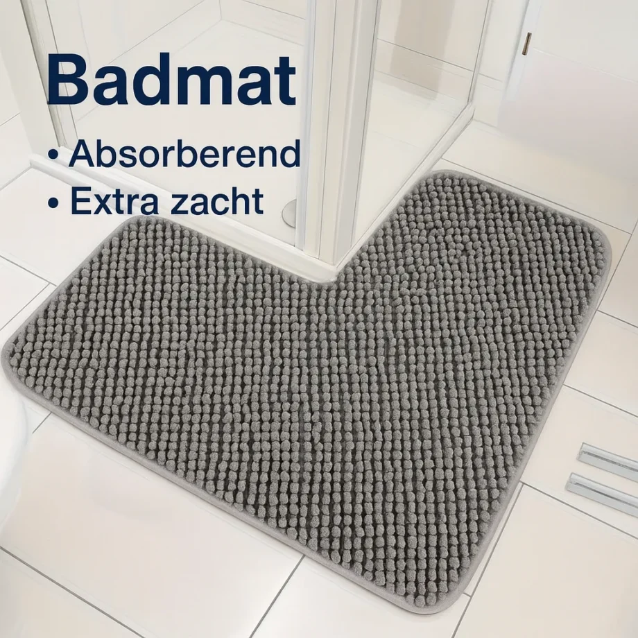 Zachte Absorberende Badmat – Comfort & Antislip Ontwerp