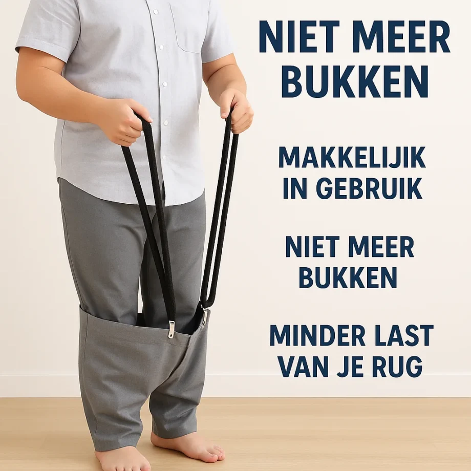 Aantrekhulp voor Broek – Geen Bukken Nodig | Verstelbare Trekband