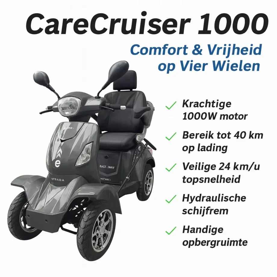 Senioren Scootmobiel "CareCruiser 1000"