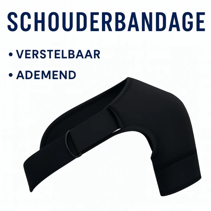Schouderbandage – Verstelbare Compressiebrace | Links & Rechts Verkrijgbaar