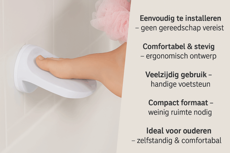 Douchevoetsteun met Zuignap