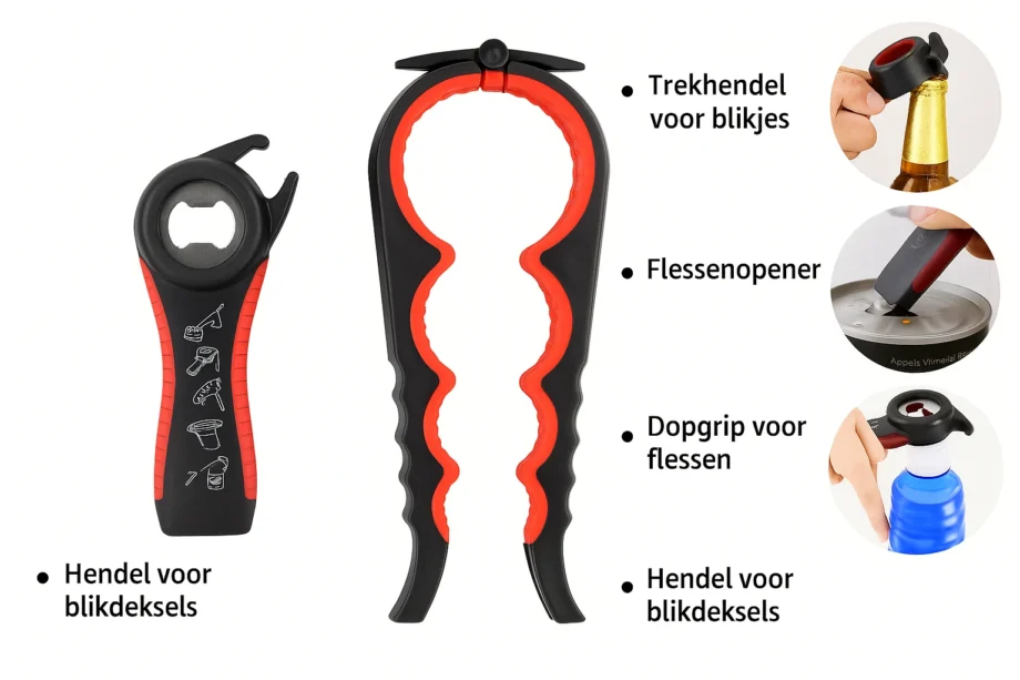 2-delige Multifunctionele Opener Set