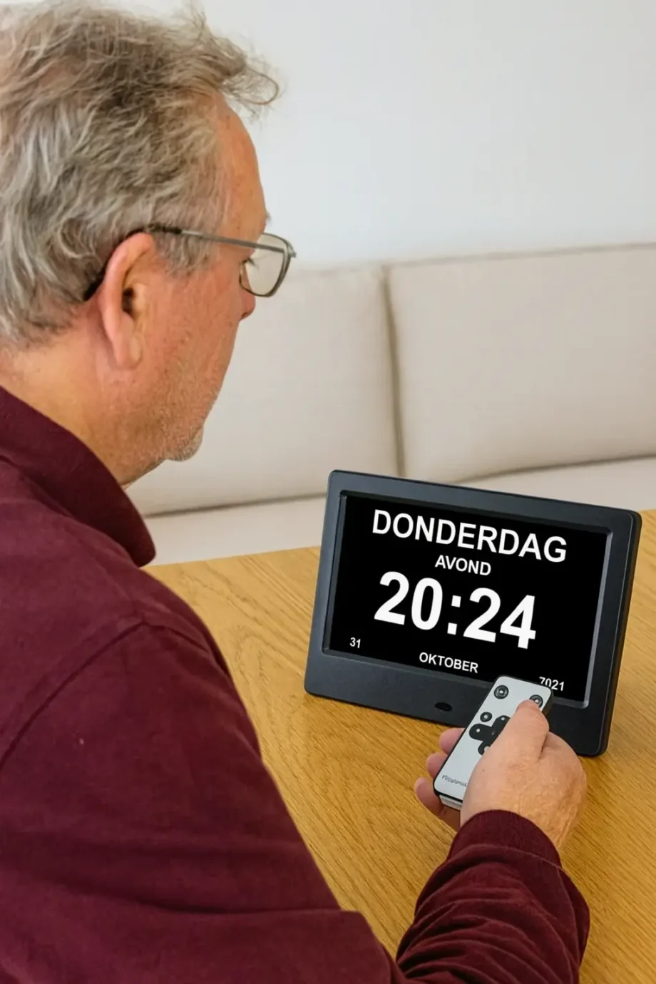 Sprekende dementie klok