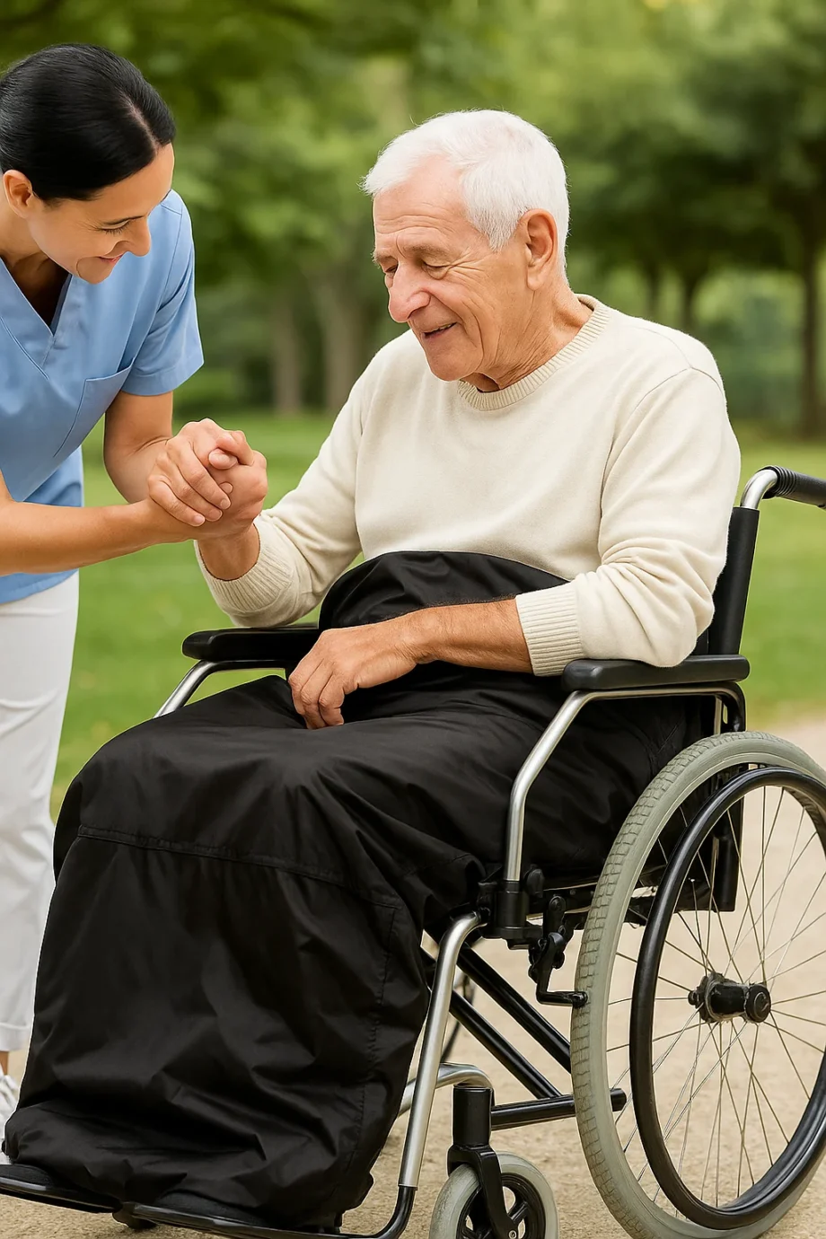 Waterafstotende Rolstoeldeken – Comfort & Bescherming voor Buiten