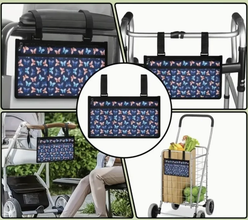 Universele Zijtas voor Rollator, Rolstoel & Scootmobiel