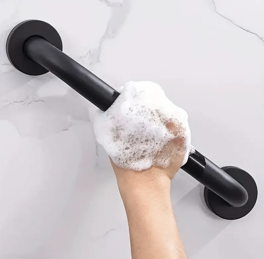 Antislip Muurbeugel/Handgreep voor Badkamer en Huis Zwart