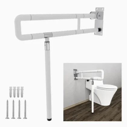 Opklapbare Toiletbeugel met Steunpoot – tot 200 kg