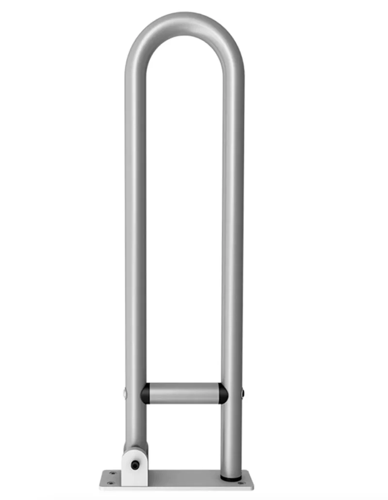 Opklapbare Toiletbeugel van Aluminium – Chroom
