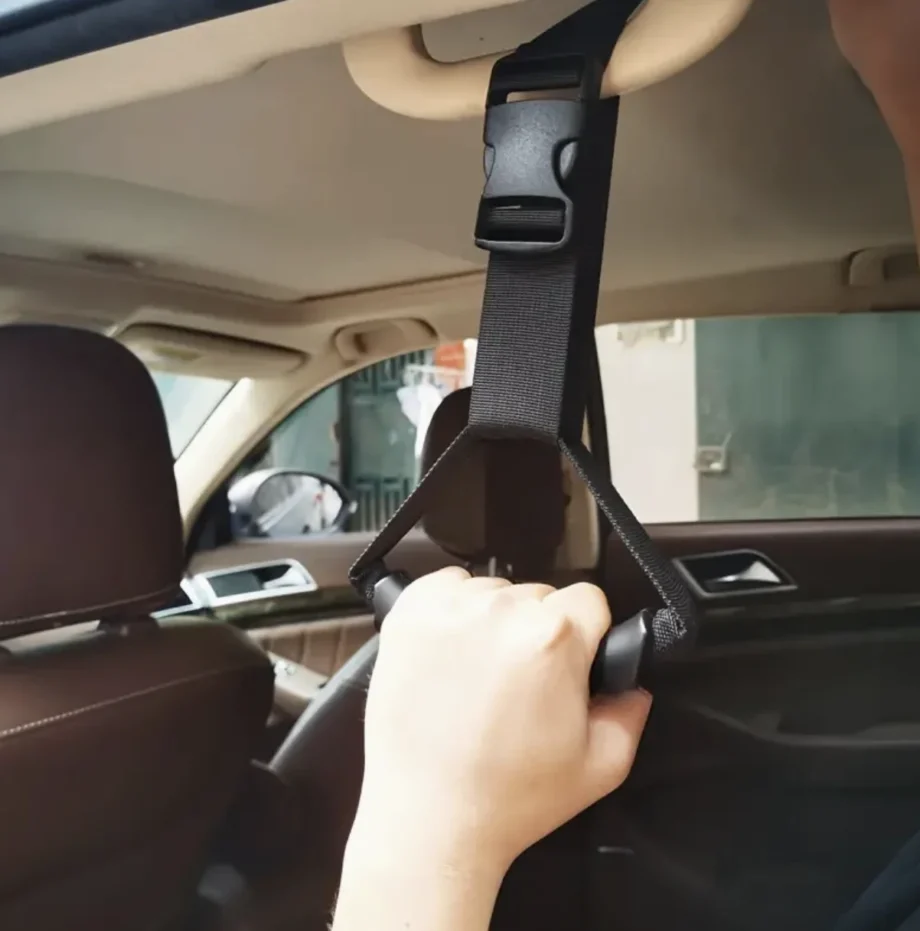 Set van 2 Handgrepen voor in de Auto – Verstelbaar & Stevig