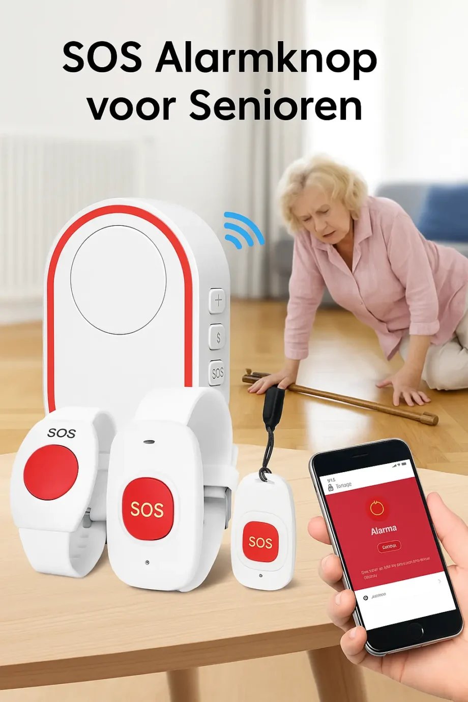 SOS Alarmsysteem voor Senioren