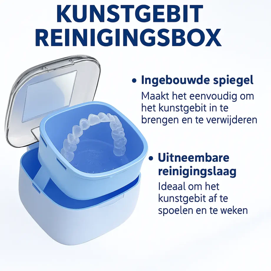 Kunstgebit Reinigings- & Opbergdoos
