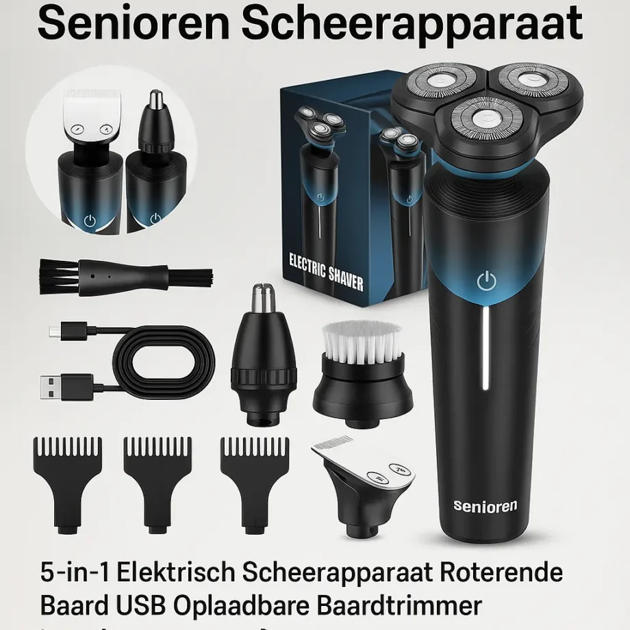 5-in-1 Elektrisch Scheerapparaat Scheerapparaat