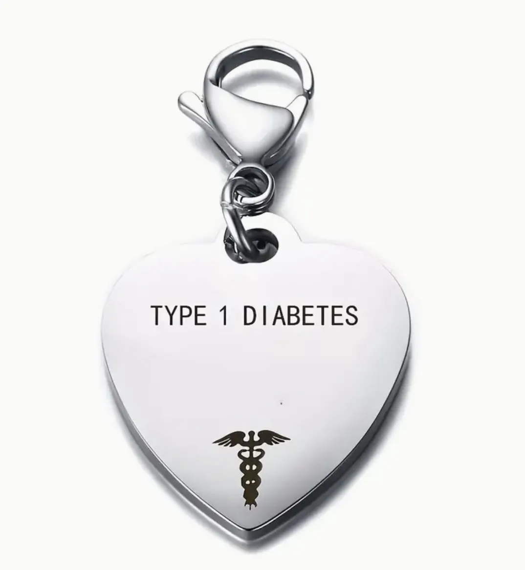Sleutelhanger voor Diabetes Identificatie