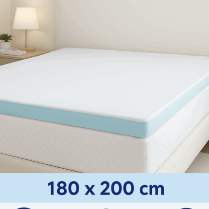 2-Persoons Senioren Topper 180x200cm - afbeelding 2