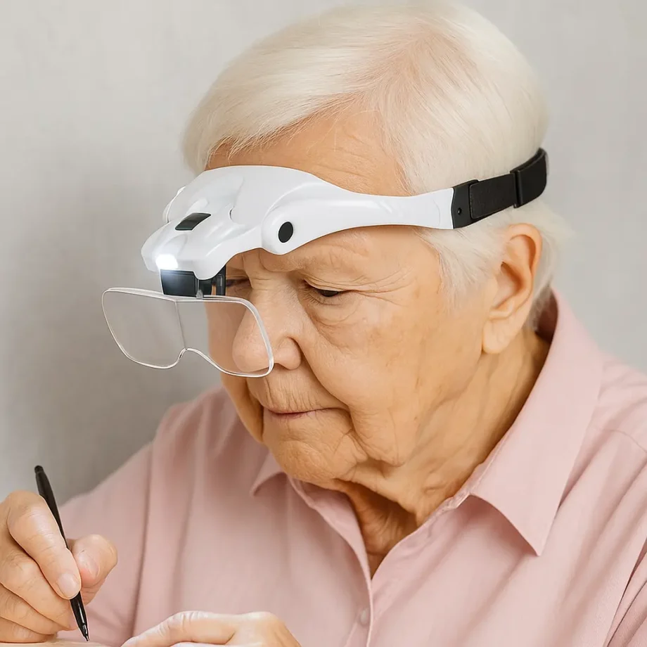 Vergrootglas bril met LED-Verlichting - MijnZorgWinkel