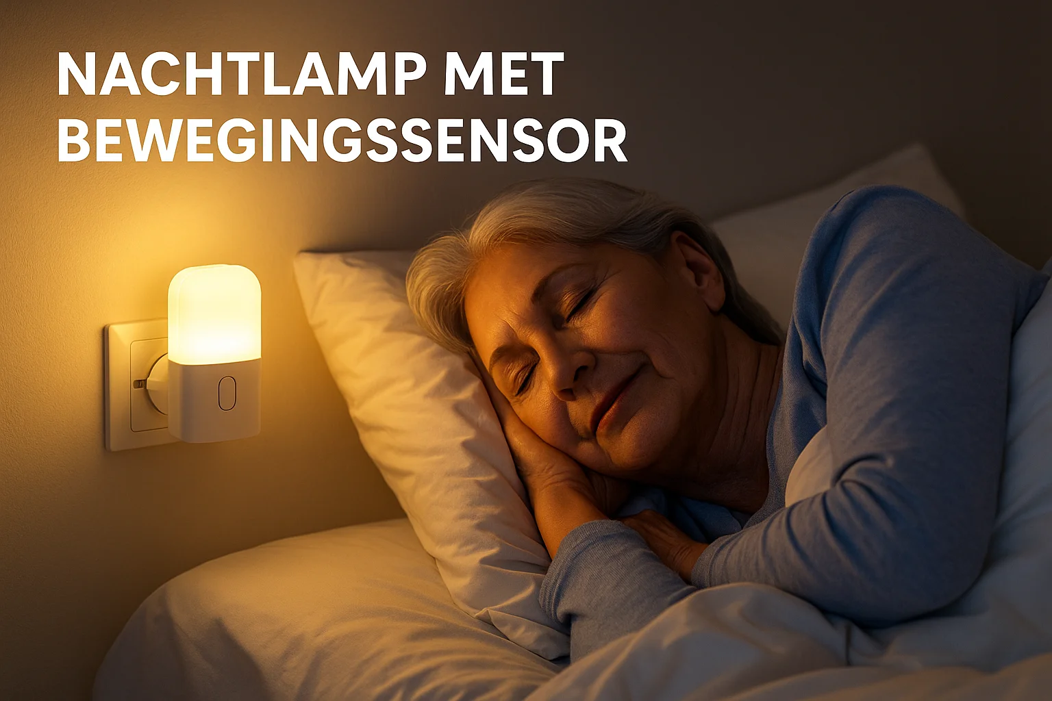 Set van 2 nachtlampen met bewegingssensor