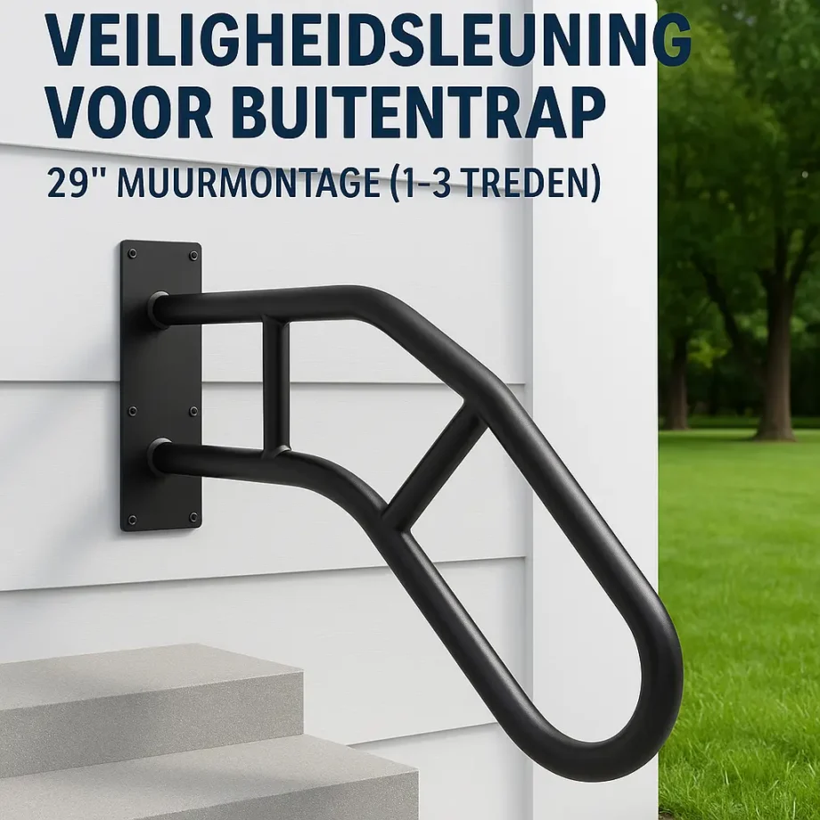 Veiligheidsleuning voor Buitentrap - MijnZorgWinkel