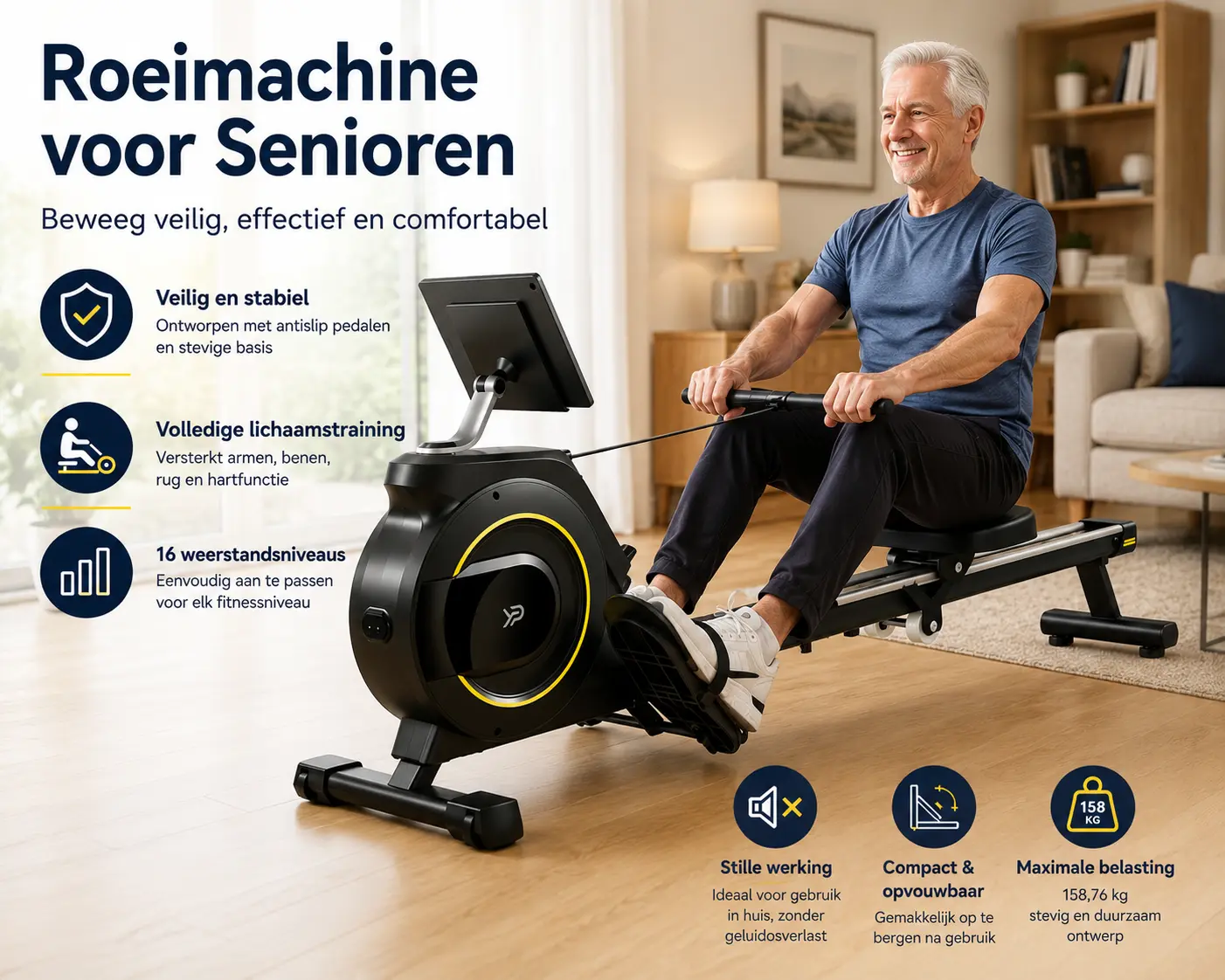 Roeimachine voor Senioren