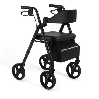 Opvouwbare Luxe Rollator – Zwart