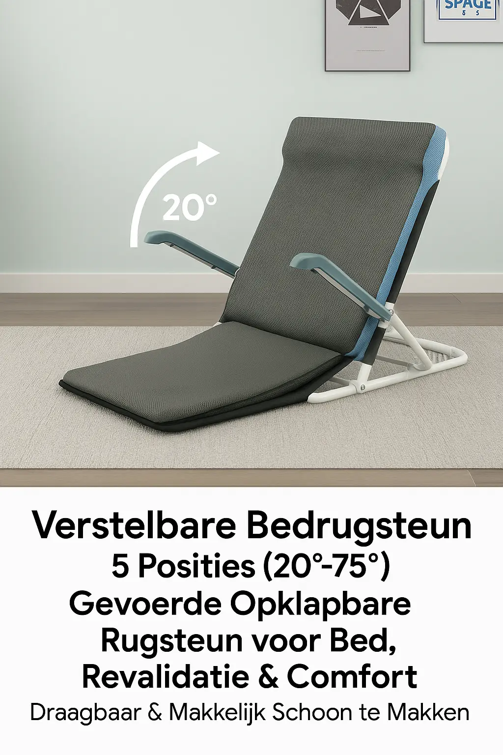 Verstelbare Bedrugsteun – 5 Posities - MijnZorgWinkel