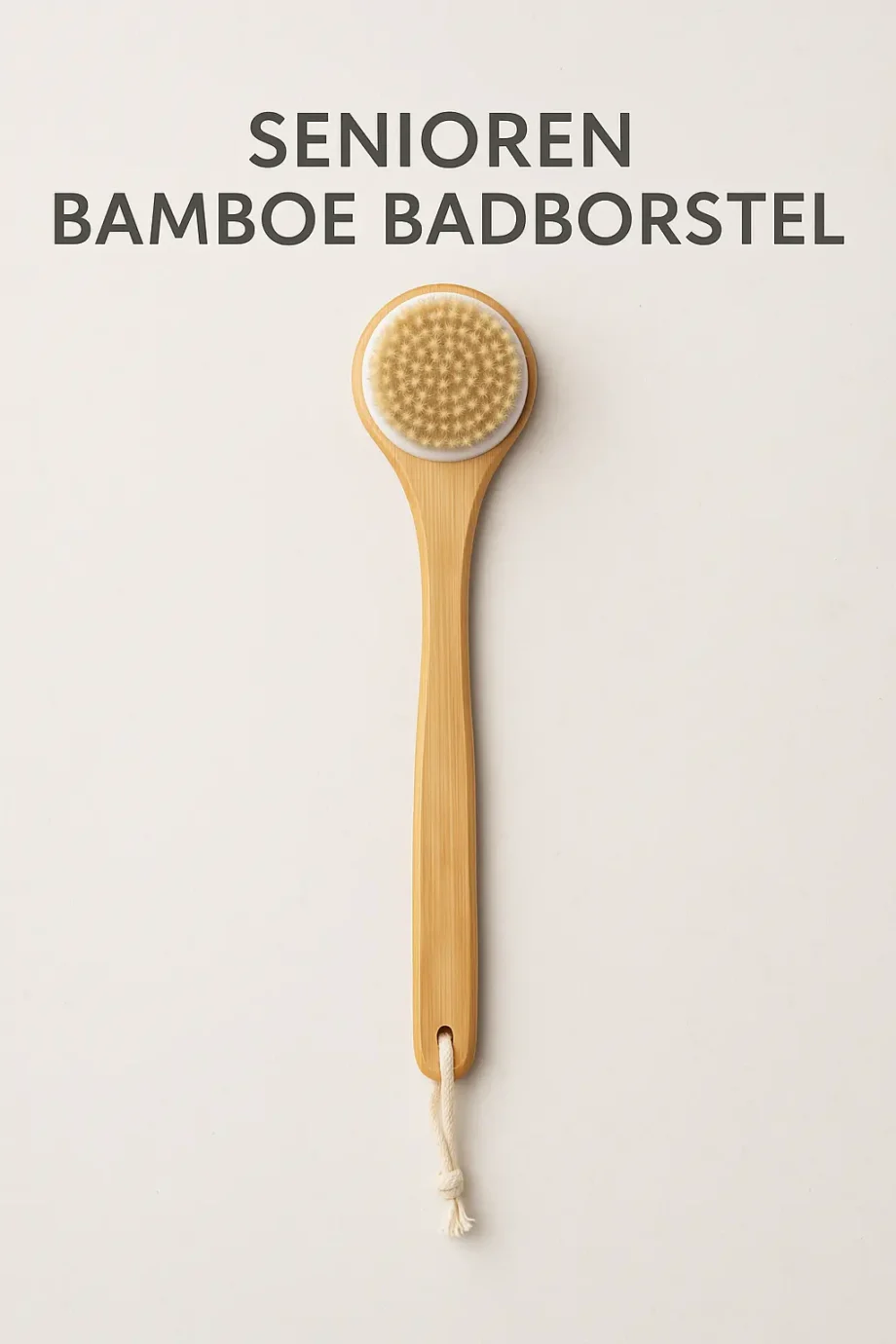 Bamboe Badborstel voor Senioren - MijnZorgWinkel
