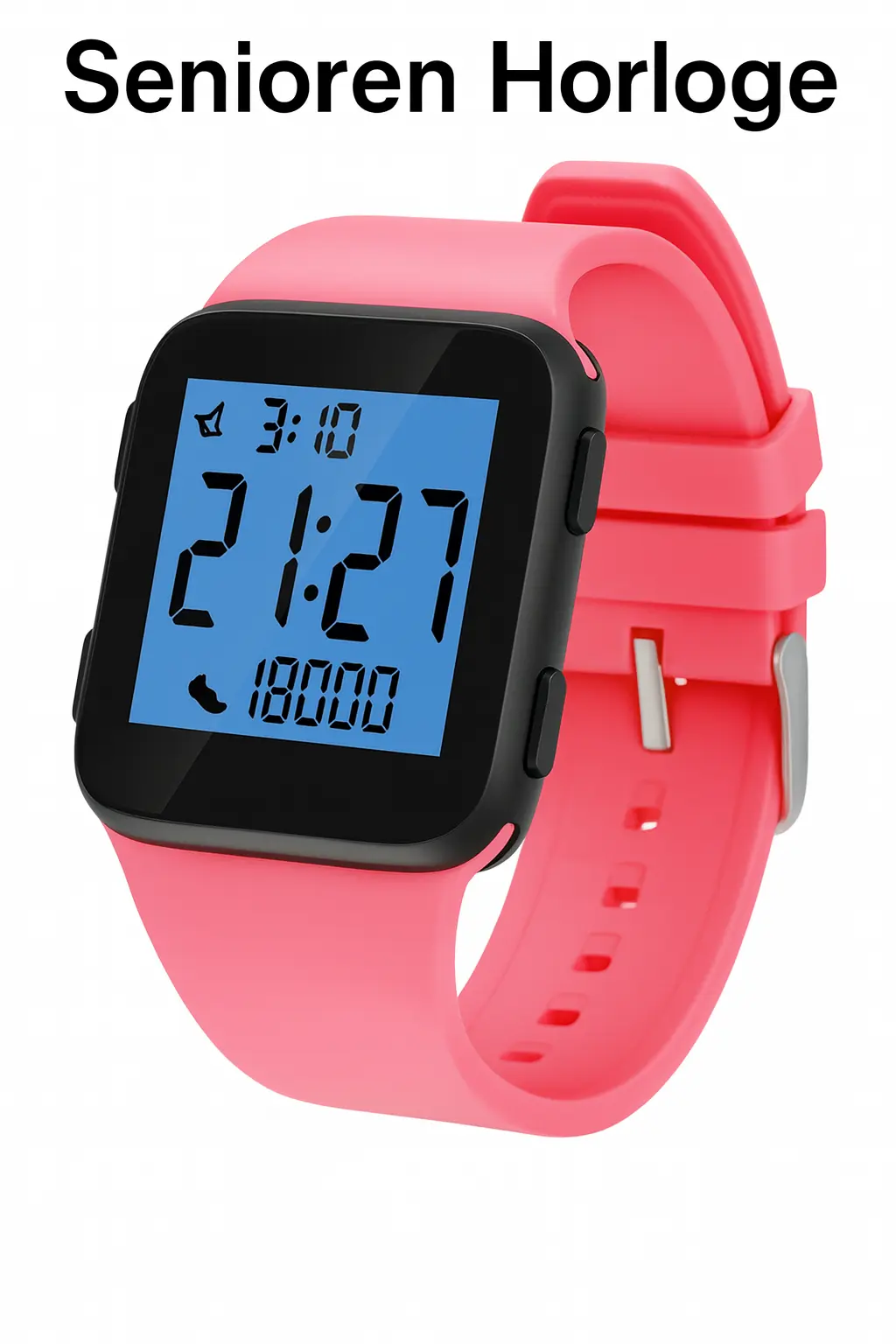 Digitaal Senioren Horloge met Stappenteller - MijnZorgWinkel
