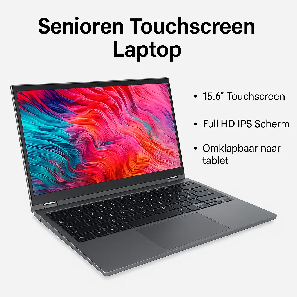 Senioren Touchscreen Laptop - MijnZorgWinkel