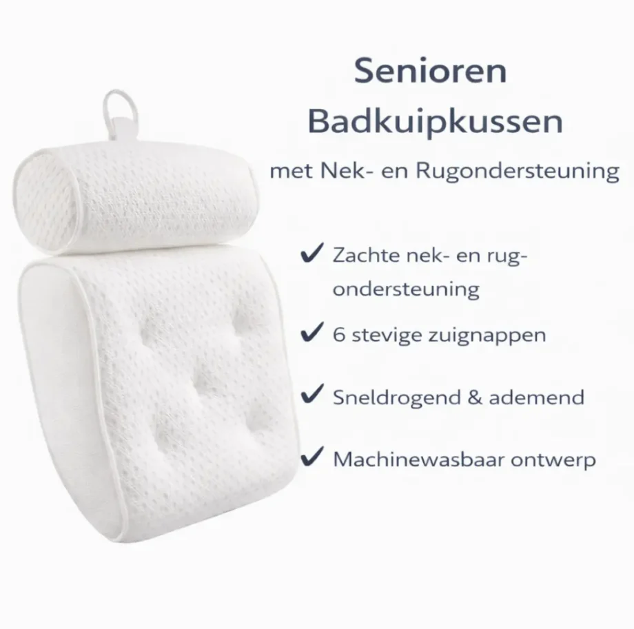 Senioren Badkuipkussen met Nek - MijnZorgWinkel