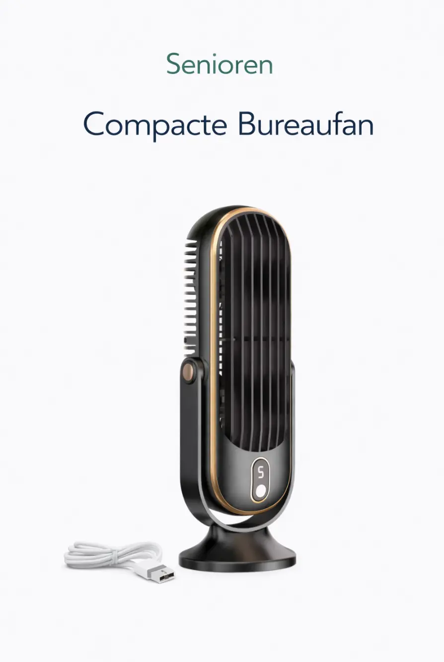 Senioren Compacte Bureaufan - MijnZorgWinkel