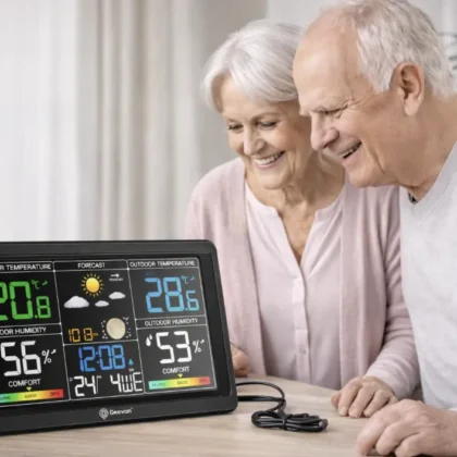 Senioren Weerstation met Groot Display - afbeelding 2