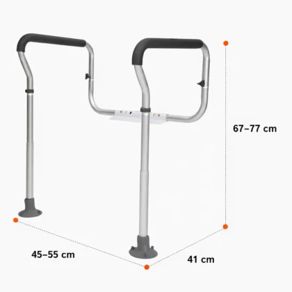 Senioren toilet veiligheidsleuning