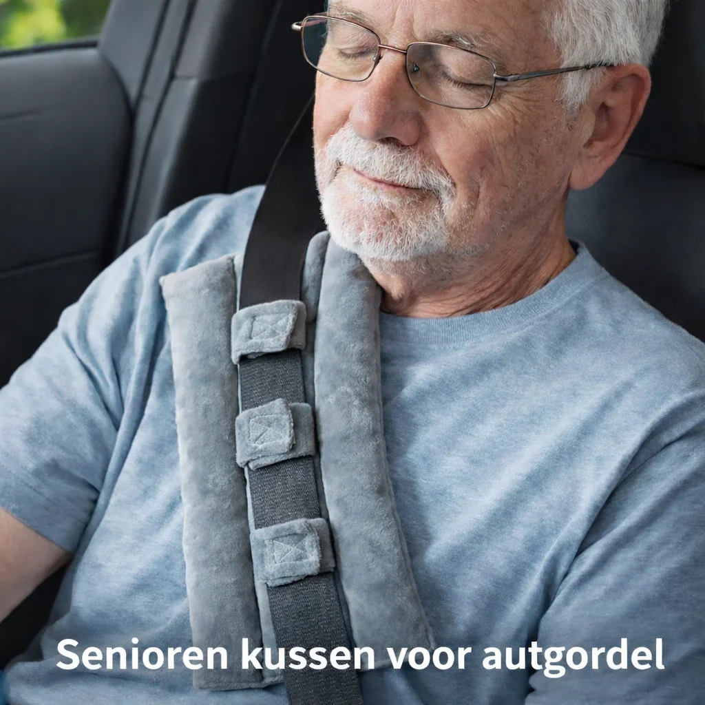 Senioren kussen voor autogordel