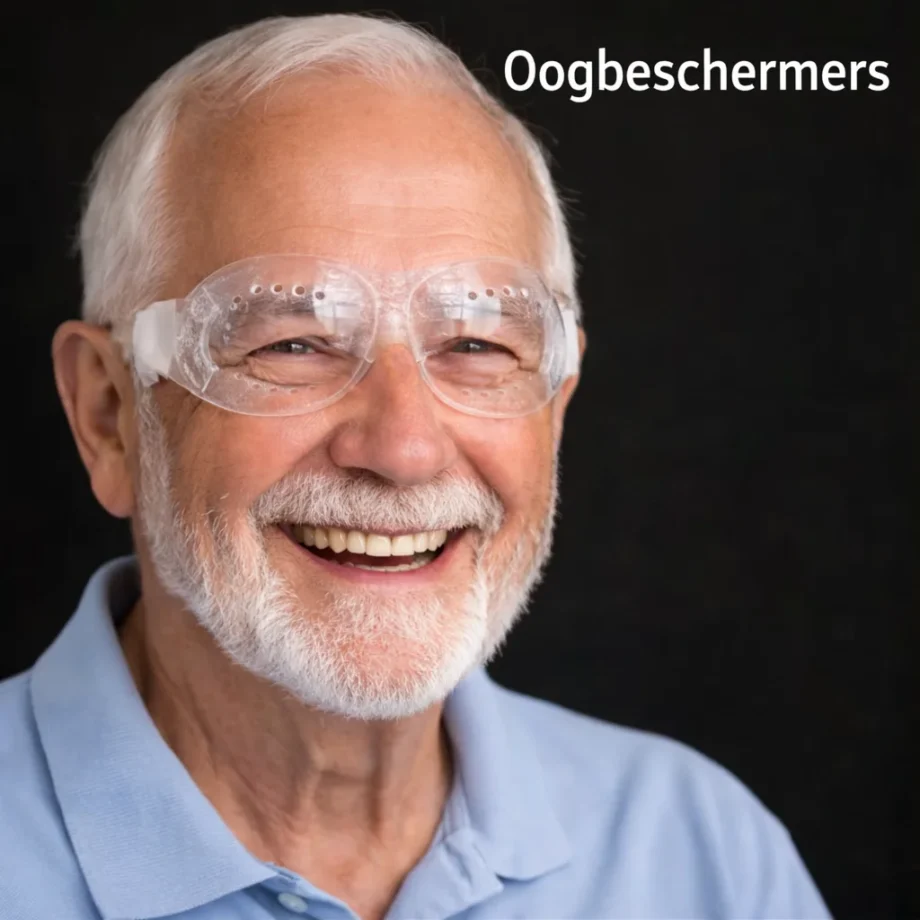 klevende oogbeschermers