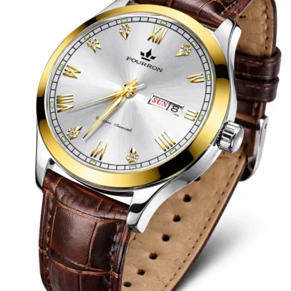 Klassiek Herenhorloge met Leren Band