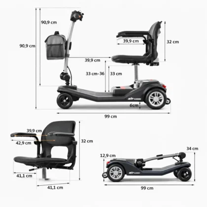 4-wielige mobiliteitsscooter