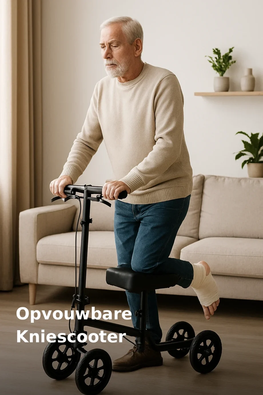 Opvouwbare Kniescooter