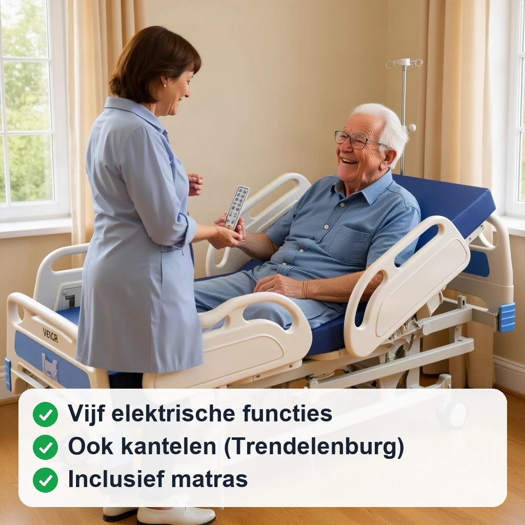 Elektrisch Zorgbed met 5 Functies
